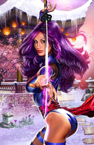 Psylocke - Swordplay - high quality 11 x 17 digital print