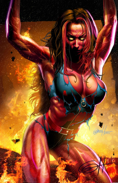 Red She-Hulk - high quality 11 x 17 digital print