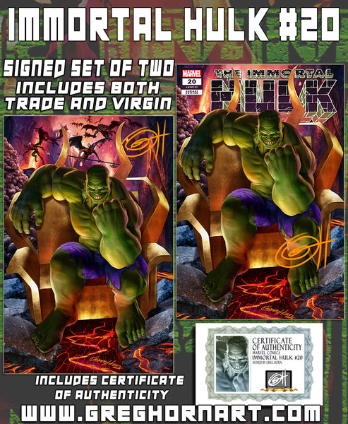 Immortal Hulk # 20 - ComicXposure Greg Horn Art Exclusive Variant
