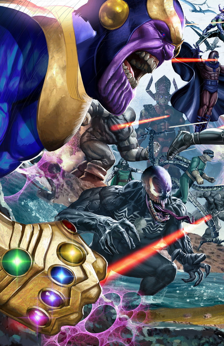 Secret Wars: Villians - high quality 11 x 17 digital print