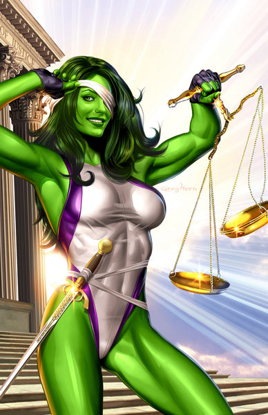 She-Hulk - Blind Justice - high quality 11 x 17 digital print