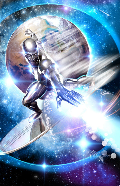 Silver Surfer - The Power Cosmic - high quality 11 x 17 digital print