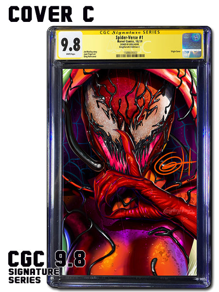 Spider-Verse # 1 Greg Horn Art Store Exclusive Variant CGC
