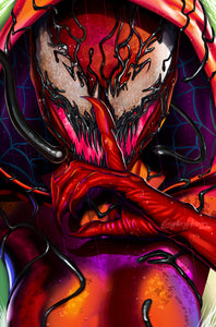 Spider-Verse Gwarnage Carnage - High Quality 11 x 17 Digital Print
