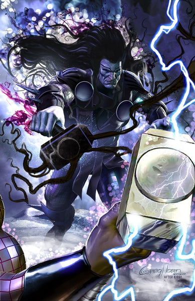 Thor vs Black Winter - High Quality 11 x 17 digital art!