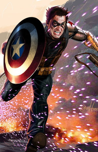 Winter Soldier - Charge - high quality 11 x 17 digital print