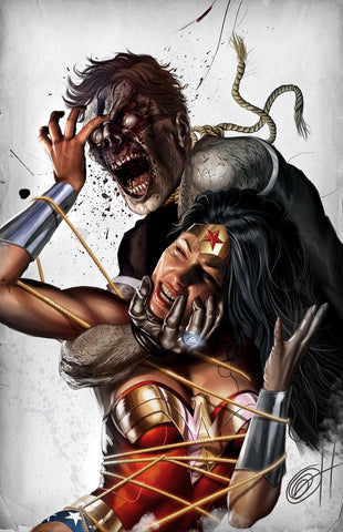 Blackest Night: Wonder Woman - high quality 11 x 17 digital print